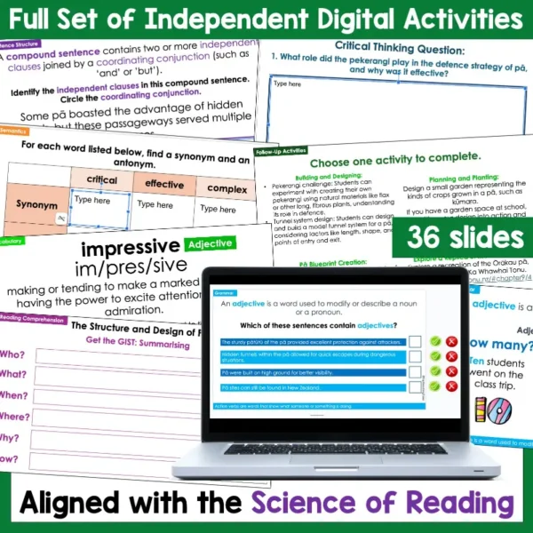 Structure and Design of Pa Independent Literacy Activities c Structure and Design of Pa Independent Literacy Activities c