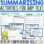 Summarising Activites Pack