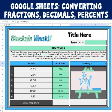 converting fractions decimals google sheets C converting fractions decimals google sheets C