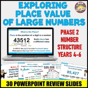 Exploring Place Value of Large Numbers: Number Structure – Year 4-6