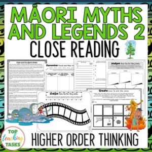 Māori Myths and Legends Reading Texts and Activities Volume Two