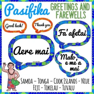 Pacific Islands Greetings and Farewells Classroom Display