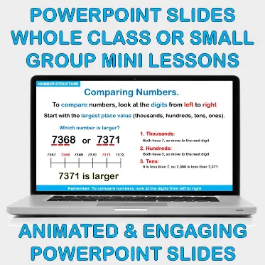 PowerPoint Comparing and Ordering Numbers NS Yrs4-6 A PowerPoint Comparing and Ordering Numbers NS Yrs4-6 A