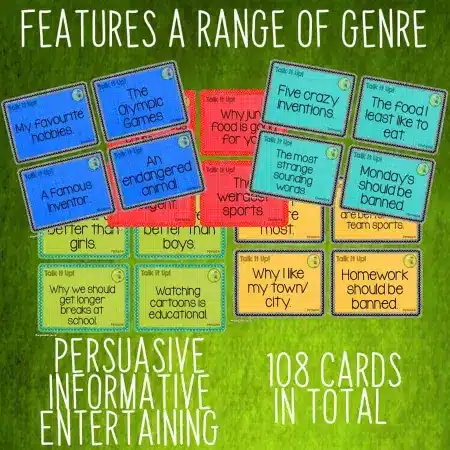 SPeech Topic Cards a SPeech Topic Cards a