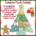christmas reading puzzle c