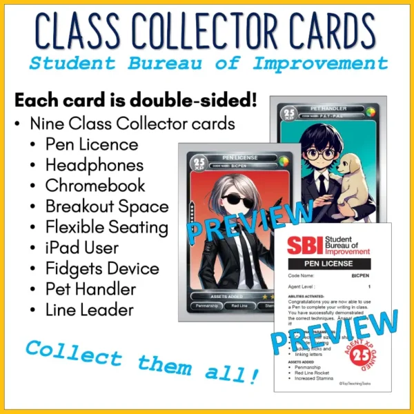 Class Collector Cards b Class Collector Cards b