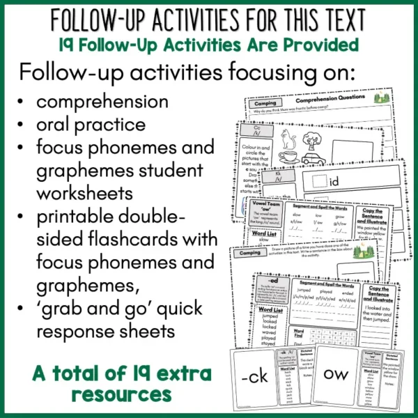 Decodable Reader - Camping b Decodable Reader - Camping b