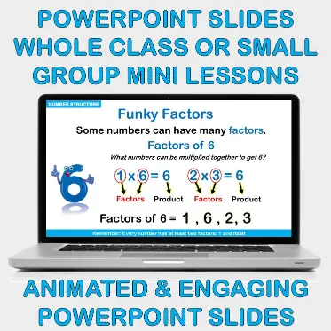 PowerP Factors and square numbers NS Yrs5-6 A PowerP Factors and square numbers NS Yrs5-6 A