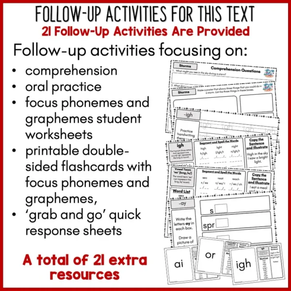 Storms Decodable Text and Activities for Older Readers b Storms Decodable Text and Activities for Older Readers b