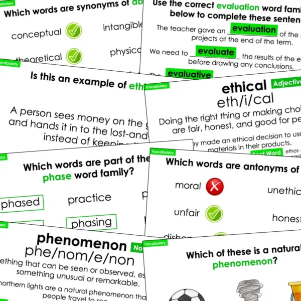 Tier 2 Vocabulary Explicit Teaching Slides Year 5 Set One c Tier 2 Vocabulary Explicit Teaching Slides Year 5 Set One c