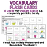 Vocabulary Explicit Teaching Slides Year 3 Wods for Degree c