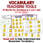 Vocabulary Explicit Teaching Slides and Activities Emotions b