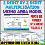 Cover Area model 2 by 2 digit Multiplying Numbers NO Phase 2&3 Yrs5-7