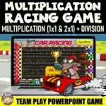 Cover PowerP CarRace 2x1 and 1x1 Multiplication + division