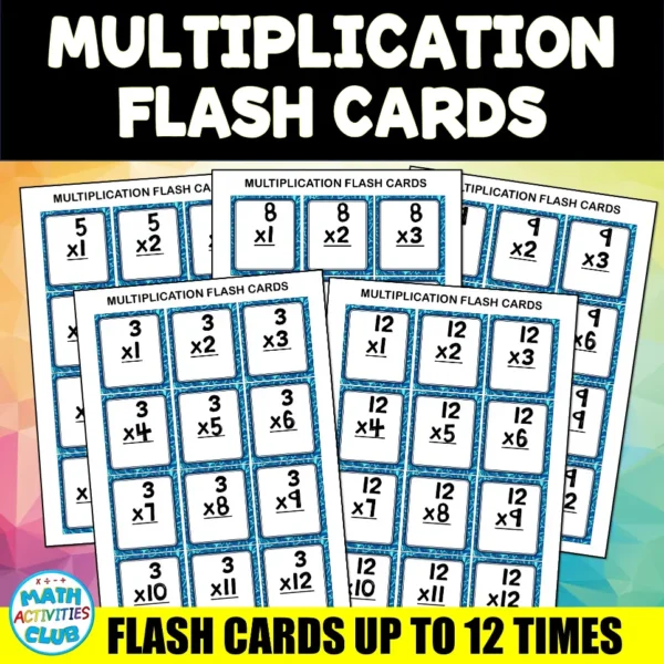 Multiplication flash cards & traingle C Multiplication flash cards & traingle C