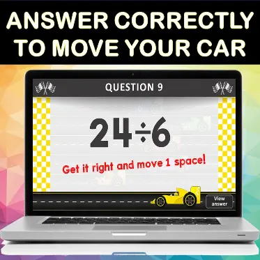 PowerP CarRace 2x1 and 1x1 Multiplication + division E PowerP CarRace 2x1 and 1x1 Multiplication + division E