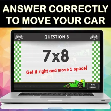 PowerP CarRace 2x1 and 1x1 Multiplication + division F PowerP CarRace 2x1 and 1x1 Multiplication + division F