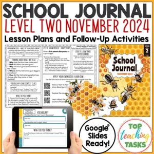 School Journal Level 2 November 2024 Activities