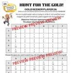 Gold Hunt Simplifying Fractions C