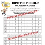 Gold Hunt Simplifying Fractions D