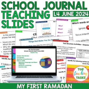 Whole Class School Journal Resource Year 7-8 - My First Ramadan