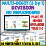 Cover No remainder division NO Phase 2&3 Yrs4-6