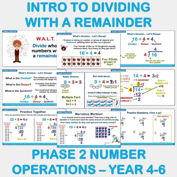 Intro dividing with remainders NO Phase 2 B Intro dividing with remainders NO Phase 2 B