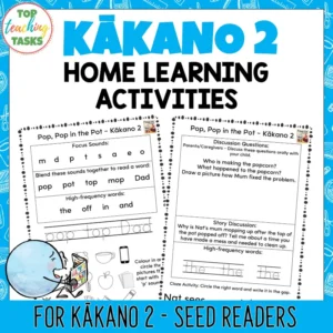 Ready to Read Phonics Plus Kākano Two Home Learning Activities