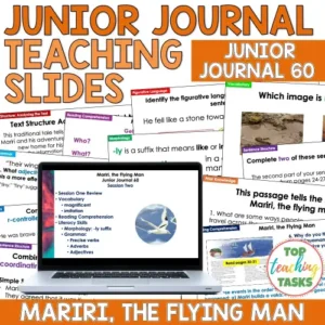 Whole Class Junior Journal 60 Resource: Year 3 - Mariri, the Flying Man