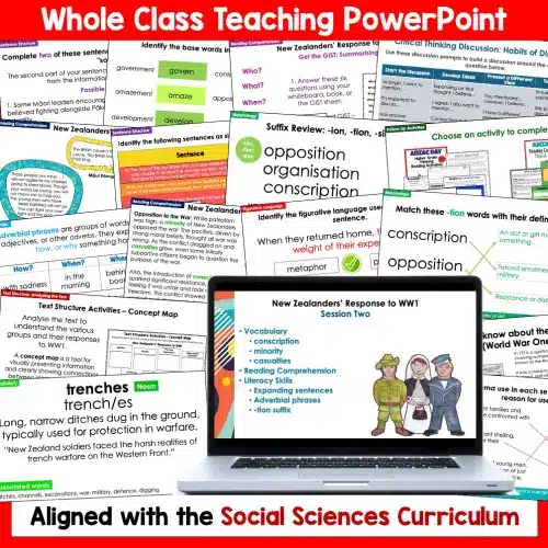 NZers Response to WWI whole class teaching slides b NZers Response to WWI whole class teaching slides b