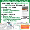 Rise Up School Journal Whole Class Teaching Activities a