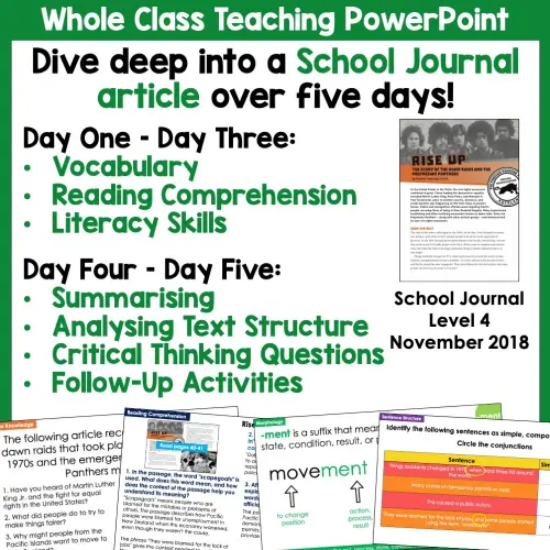 Rise Up School Journal Whole Class Teaching Activities a Rise Up School Journal Whole Class Teaching Activities a