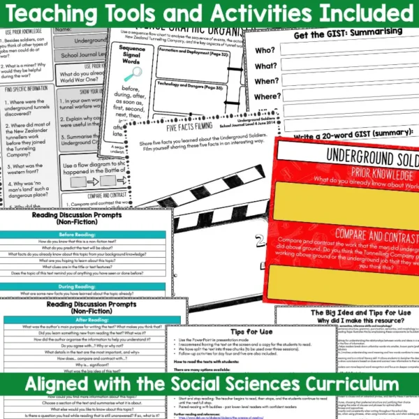Underground Soldiers Whole Class Teaching Activities c Underground Soldiers Whole Class Teaching Activities c