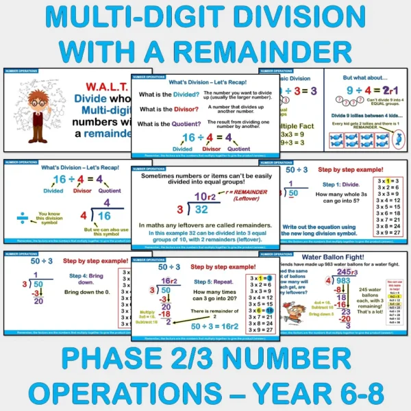 WITH remainder division NO Phase 2&3 Yrs4-6 C WITH remainder division NO Phase 2&3 Yrs4-6 C