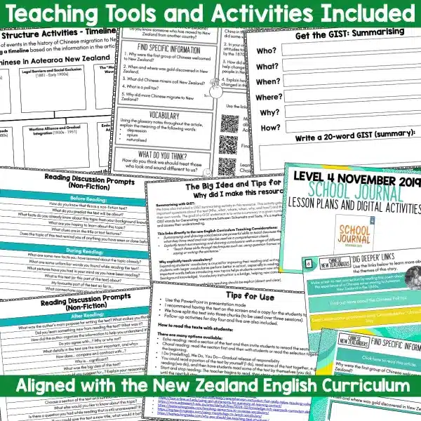 Chinese New Zealanders Whole Class Activities c Chinese New Zealanders Whole Class Activities c