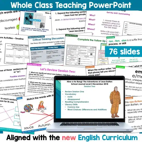 Jean Batten Whole Class Teaching Activities Preview b Jean Batten Whole Class Teaching Activities Preview b