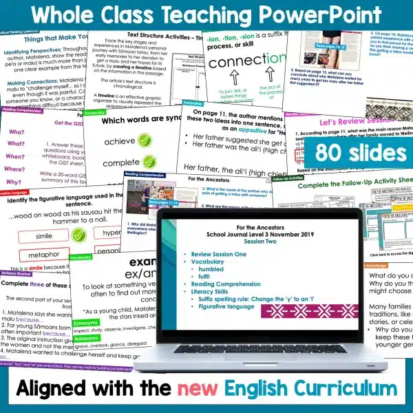For the Ancestors SJ Level 3 Nov 2019 Whole Class Teaching b For the Ancestors SJ Level 3 Nov 2019 Whole Class Teaching b