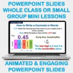 Identify Read & Write Decimals and Percentages RN Phase 2 Yrs3-5 A