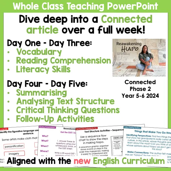 Reawakening Hiapo Connected Phase 2 Year 5-6 2024 whole class a Reawakening Hiapo Connected Phase 2 Year 5-6 2024 whole class a