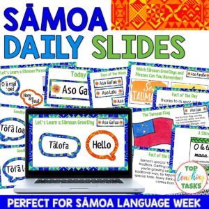 Samoa Language Week Whole-Class Teaching Daily Slides