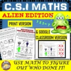 Cover CSI Math ALIENS