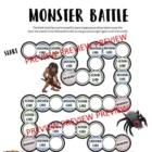 Decimal Board Game Monster Battle A