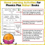 Mahuri Home Learning Activities a