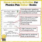 Mahuri Home Learning Activities b