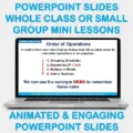 Order of Operations A
