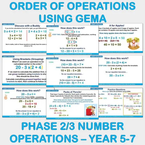 Order of Operations C Order of Operations C
