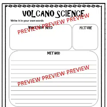 Volcano Experiment B Volcano Experiment B