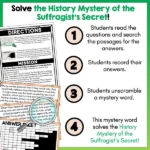 Women and the Vote History Mystery b
