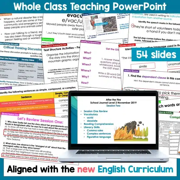 After the Fire SJ Level 3 Nov 2019 Whole Class Teaching b After the Fire SJ Level 3 Nov 2019 Whole Class Teaching b