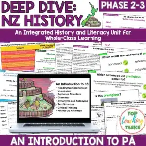 An Introduction to Pā: Knowledge-Rich NZ History and Literacy Integrated Unit Phase 2 and 3
